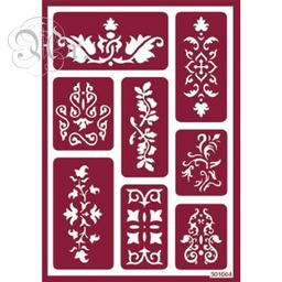 [1823104] Stencil Flex 04 Ornamental II
