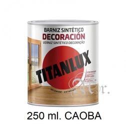 [1504016] Barniz Tinte Titan 250 Ml. Caoba