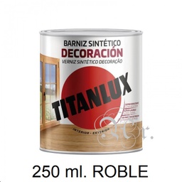 [1504026] Barniz Tinte Titan 250 Ml. Roble