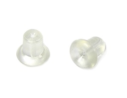 [080820410] Trasera Pendiente Silicona 10 U.