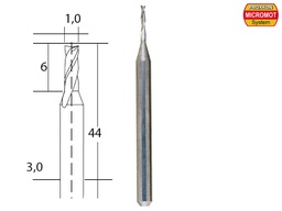 [1023758] Fresa M. Duro 1 Mm. 28758