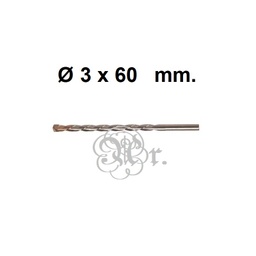 [1010093] Broca Widia 3 Mm. Optima