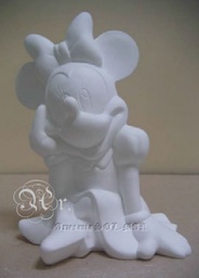 [2001424] Minnie Sentada 424 19 Cm. P. Ceramico