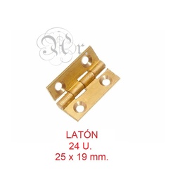 [061111724] Bisagra Laton 25.4*19 24 U.