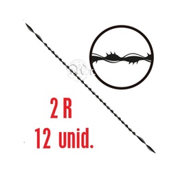 [0602022] Pelos Marqueteria 13 Cm. 2R 12 U.