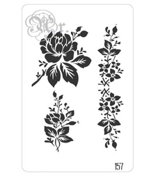 [848157.0] Stencil 20*30 Cm. 157 Flores