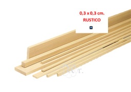 [0503313] Micro Liston Ayoux 3*3*800 Mm. Rustico