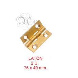 [0611121] Bisagra Laton 76*40 2 U.