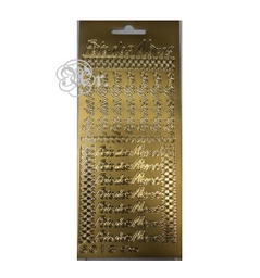 [08975013] Sticker Oro 5013 Fetes Des Meres