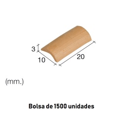 [0519054] Teja Arabe Peq. Especial 1500 U.