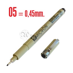 [0205697] Rotulador Sakura Pigma Micron 05 Negro
