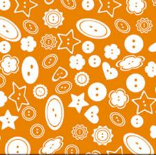 [0722431] Goma Eva Botones Naranja 33*50 Cm.