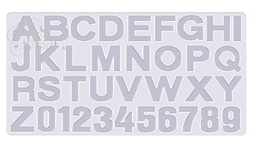 [0899202] Molde Resina Letras y Numeros