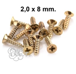 [2203193] Tornillo C/P. Pzd 2.0*8 22 U. Dorado