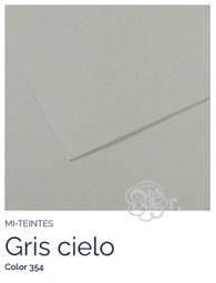 [0216354] Papel Canson Mi-Teintes 354 gris cielo