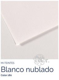 [0216180] Papel Canson Mi-Teintes 180 Blanco Niebla