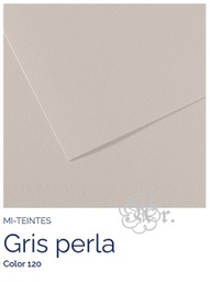 [0216120] Papel Canson Mi-Teintes 120 Gris Perla