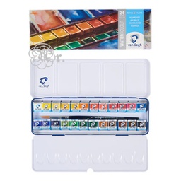 [0314012] Acuarela Van Gogh 24 colores estuche metal