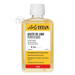 [0323102] Aceite de lino purificado titan 250 ml.