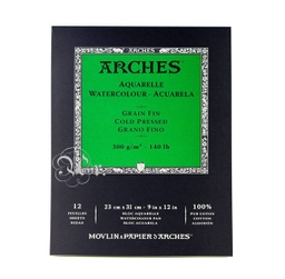 [0216072] Block Acuarela Arches 23*31 Cm. GF 12h.
