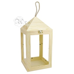 [11113721] Farol Madera 15*15*30 Cm.