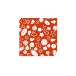 [0722434] Goma Eva Botones Rojo 33*50 Cm.