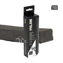 [0315011] Carboncillo Natural Rectangular 10*22 mm. 3 U.