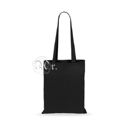 [0841208] Bolsa Negra Algodon Asa 37*41 Cm.